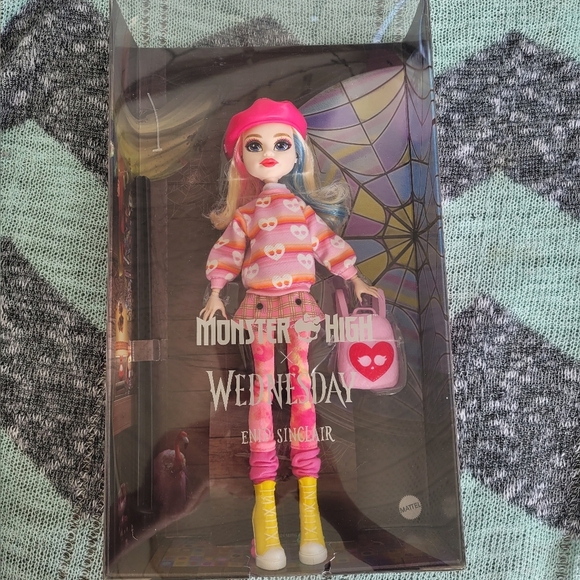 Monster High Enid Sinclair Wednesday Collectors Doll Mattel Limited Edition - Picture 5 of 11